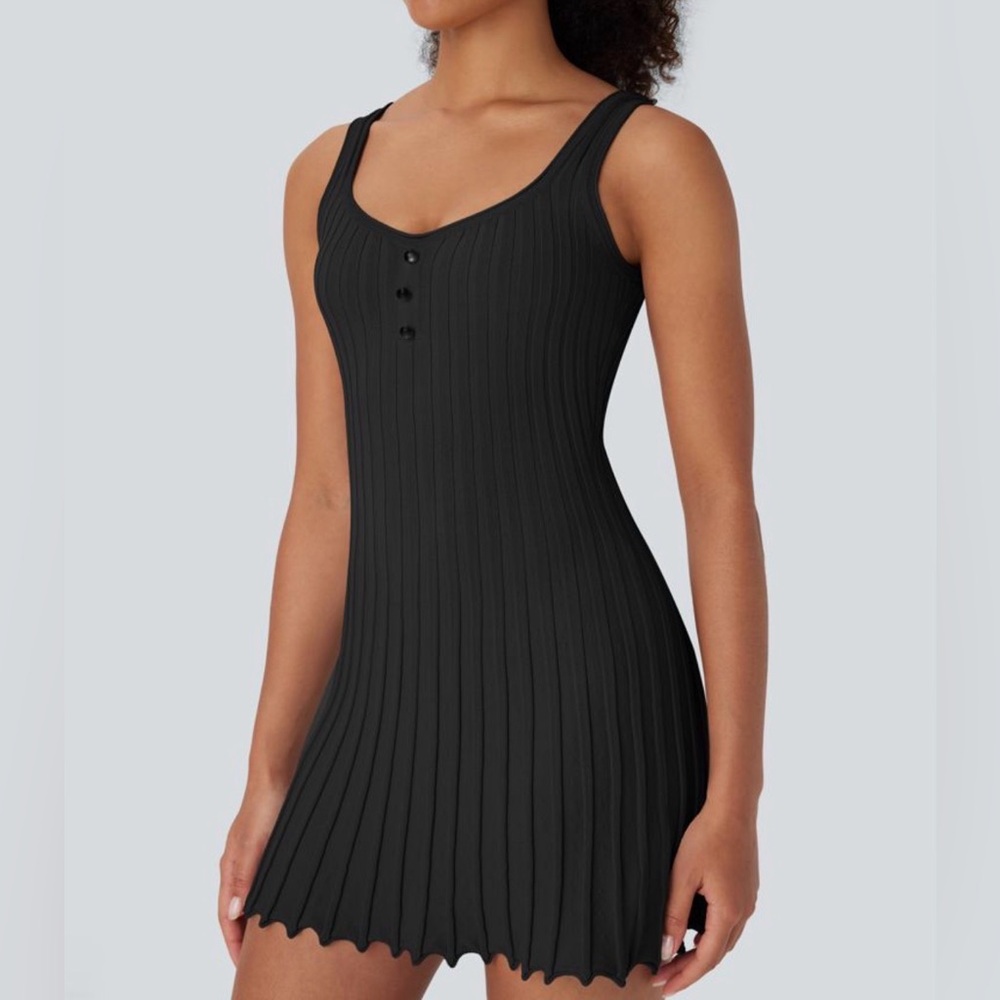 HALARA Black Mini Dress